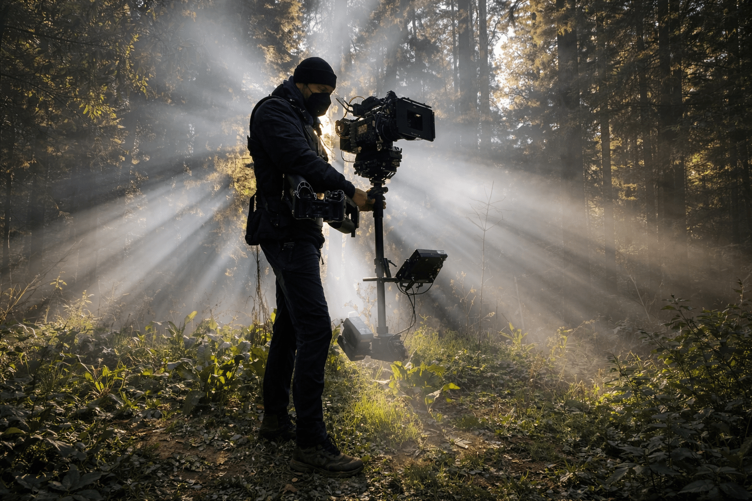 Víctor García steadicam